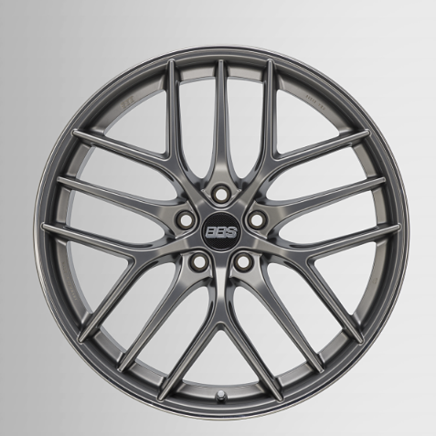 BBS 10020756 Wheel CC-R CC2002 Satin Platinum 8x19 PCD 5x120 ET45 CB82,0 PFS Photo-1