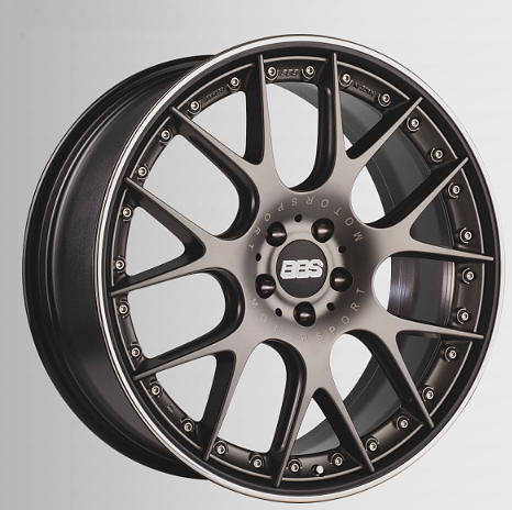BBS 10016031 Wheel CH-RII CH615 Platinum/Black 9x21 PCD 5x114,3 ET35 CB82,0 PFS Photo-0
