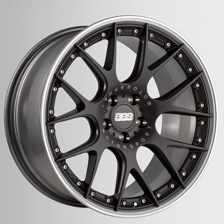 BBS 0711013# Wheel CH-RII CH601 Satin Black/Titanium 9x21 PCD 5x112 ET32 CB82,0 PFS Photo-0