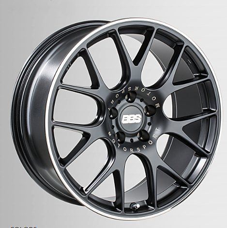 BBS 0362466# Wheel CH-R CH130 Satin Black 9x19 PCD 5x120 ET44 CB82,0 PFS Photo-0