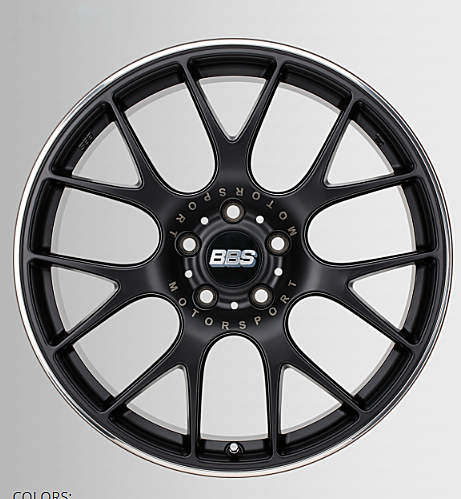 BBS 0362456# Wheel CH-R CH129 Satin Black 8x19 PCD 5x120 ET40 CB82,0 PFS Photo-1
