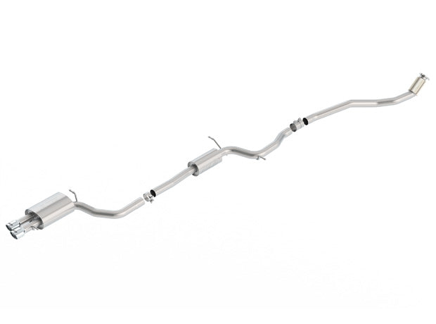 BORLA 140733 Exhaust system S-TYPE TIP 3.5 "X 2.75" OV X 3.96 for AUDI A5 2.0L I4 TURBO Photo-0