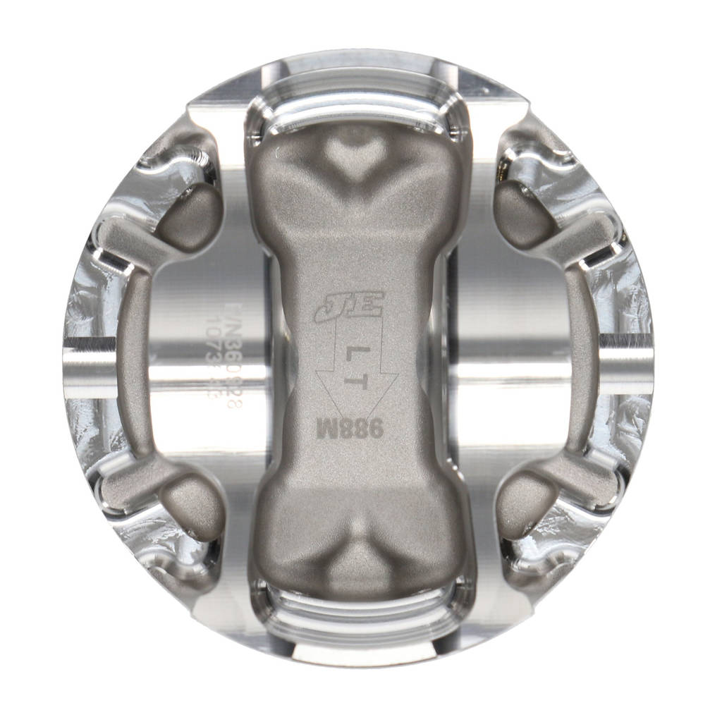 JE 360935 Piston Kit FSR (93.00 mm Bore, 1.240 in. CH, -9.70 CC) for FORD EcoBoost V6 Engine 2017+ Photo-2