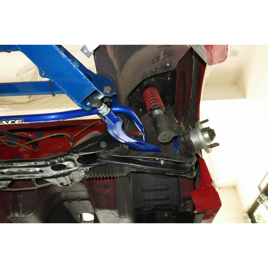 HARDRACE Q0208 FRONT HIGH ANGLE TENSION ROD V3 (PILLOW BALL) 2 PCS/SET NISSAN SILVIA S13/300ZX Z32 Photo-6
