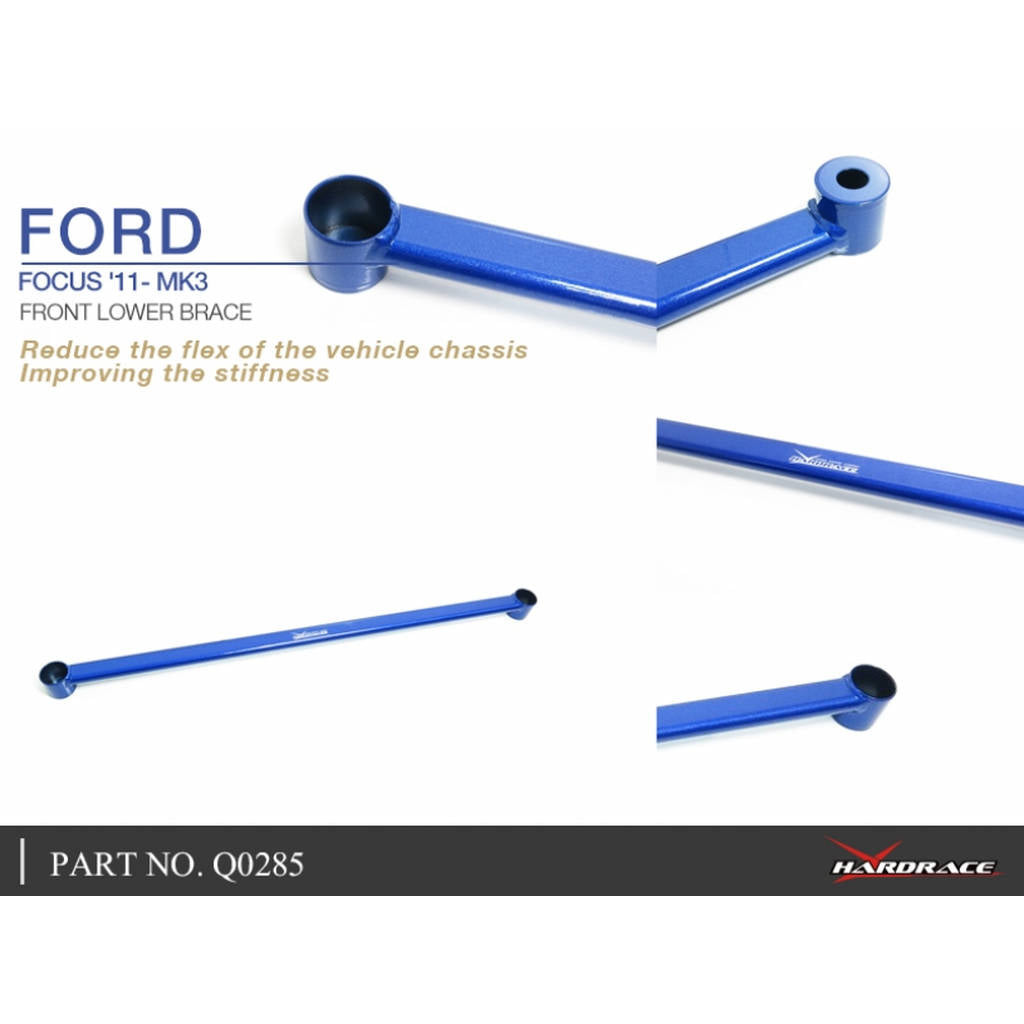 HARDRACE Q0285 FRONT LOWER BRACE 1 PCS/SET FORD FOCUS 11-18 MK3 Photo-5