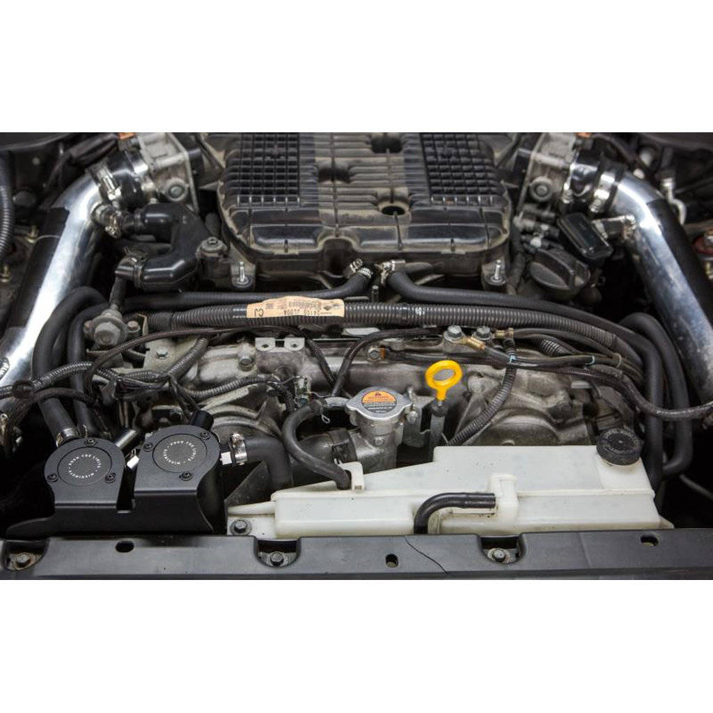 MISHIMOTO MMBCC-G37-08PBE INFINITI G37 Baffled Oil Catch Can System, 2007-2015 Photo-6
