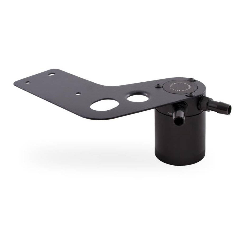 MISHIMOTO MMBCC-MUS8-15PBE FORD Mustang GT Baffled Oil Catch Can, PCV Side, 2015+ Black Photo-3