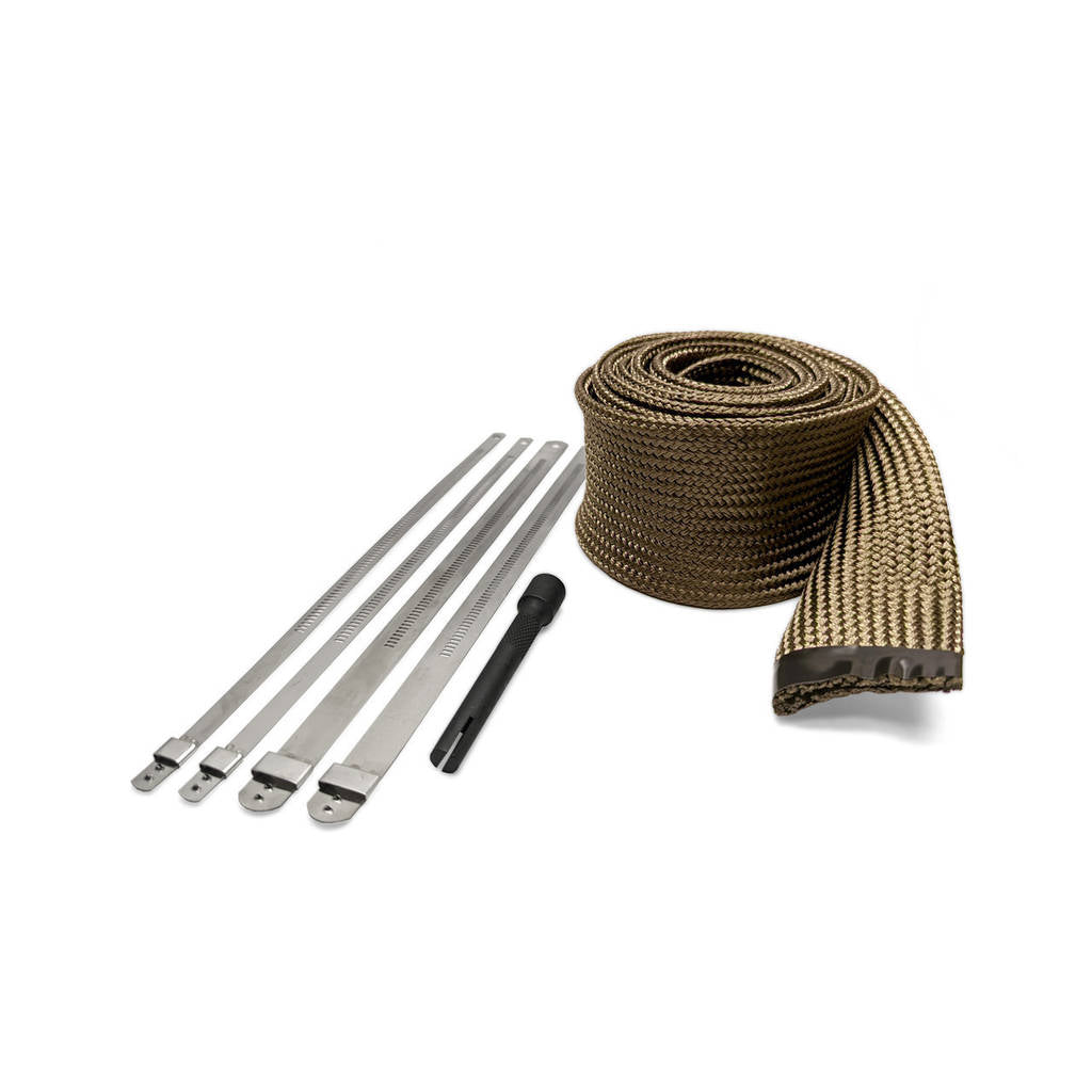 DEI 010022 Powersport Exhaust Sleeve Kit-Titanium Photo-0