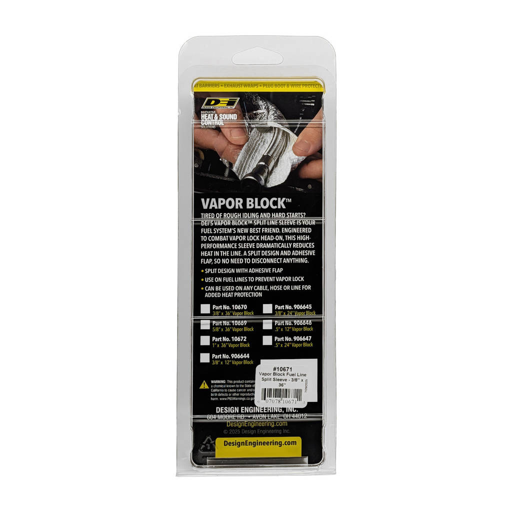 DEI 010671 Vapor Block Sleeve 3/8" x 36" Photo-2