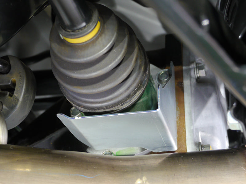 CUSCO 6A1 047 R Drive shaft heat shield plate (rear side) for SUBARU WRX STI (VAB) Photo-0