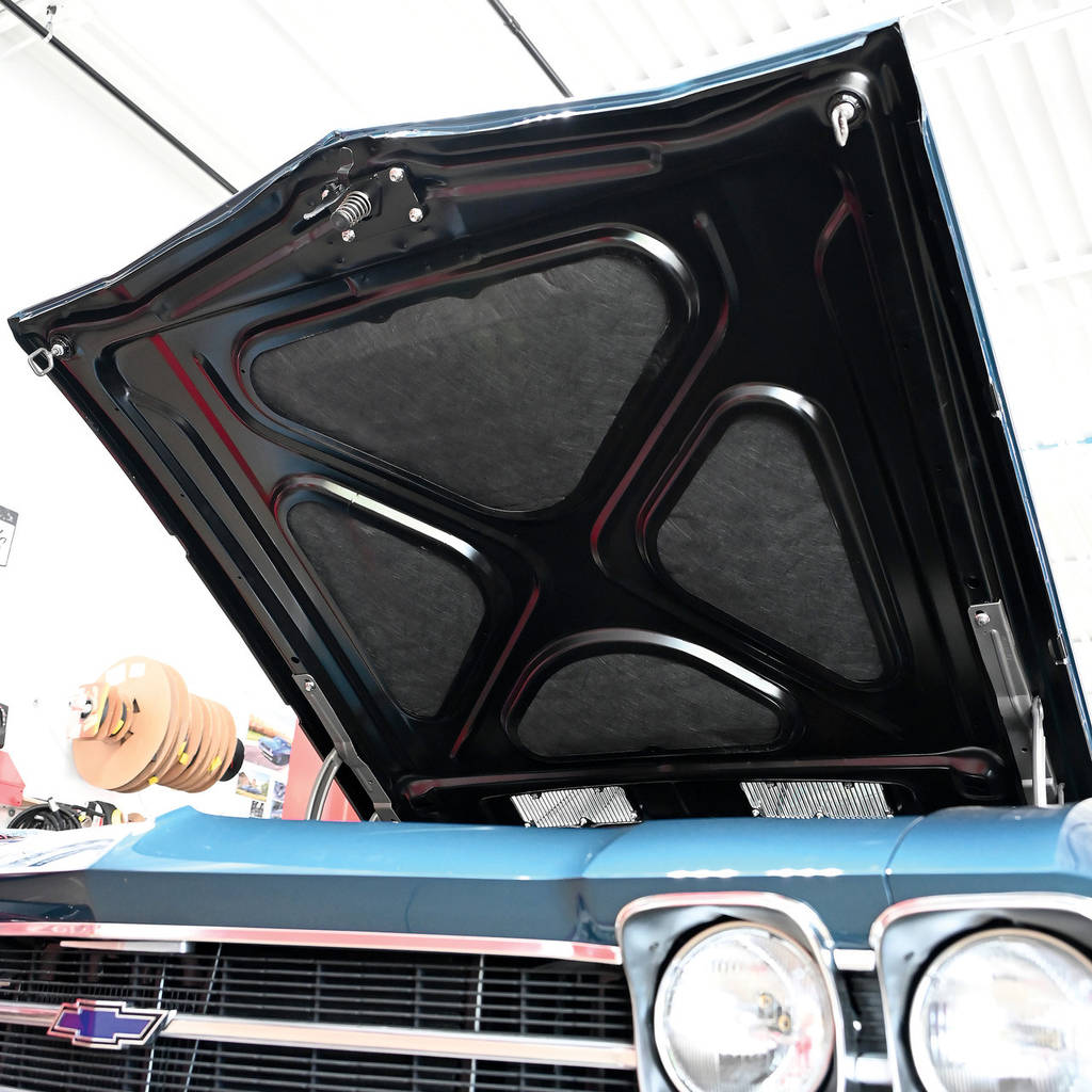 DEI 050125 Underhood Liner Black Underhood Liner Chevelle 68-69-Black Photo-1