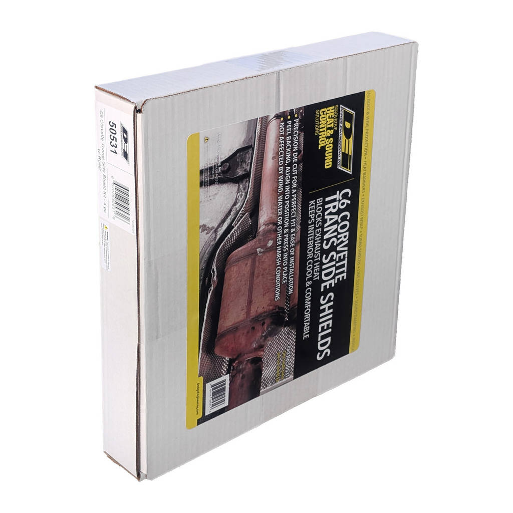 DEI 050531 Transmission Tunnel Shield CORVETTE C6 Transmission Tunnel Side Thermal Shield Kit Photo-1