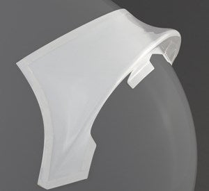 BELL 2050033 Rear spoiler V15 for HP7/RS7/HP5/GT5 helmet, clear, size M (43.5 mm) Photo-1