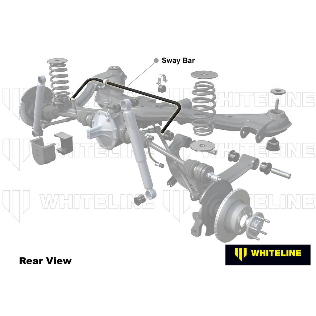 WHITELINE BHR41X Rear Anti Roll Bar - 20mm Non Adjustable for Holden Commodore VN-VS/HSV Photo-1