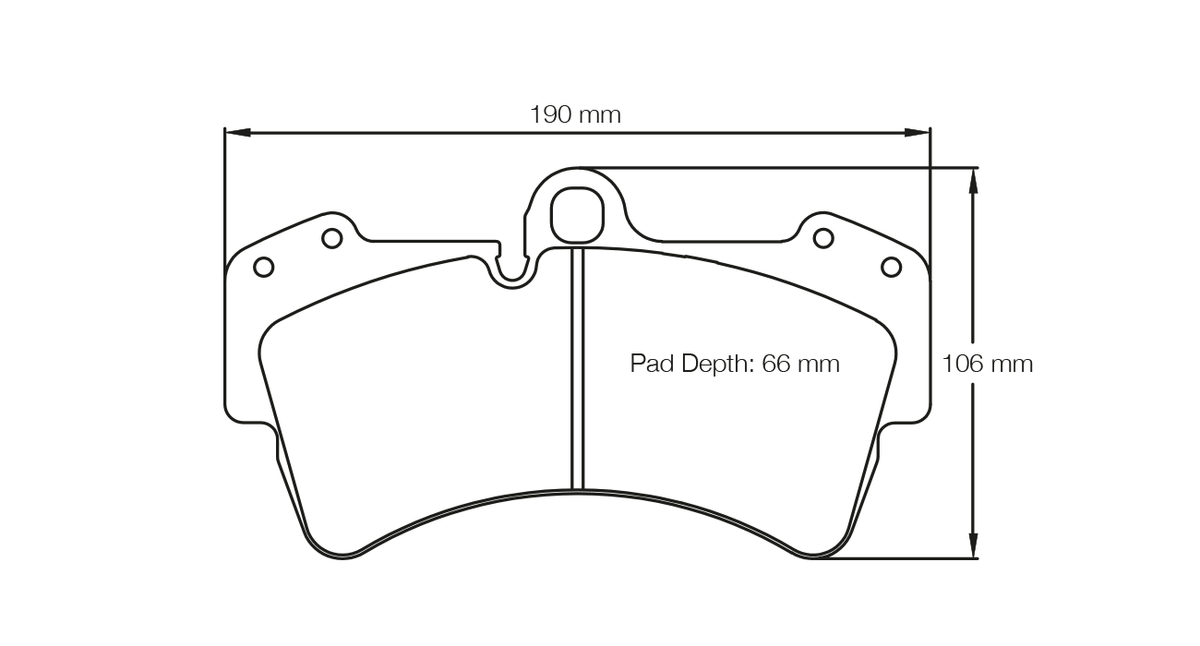 PAGID 2845-RSL29 Front Brake Pads for PORSCHE Cayenne 4.5 / Turbo (18” Wheel) Photo-0