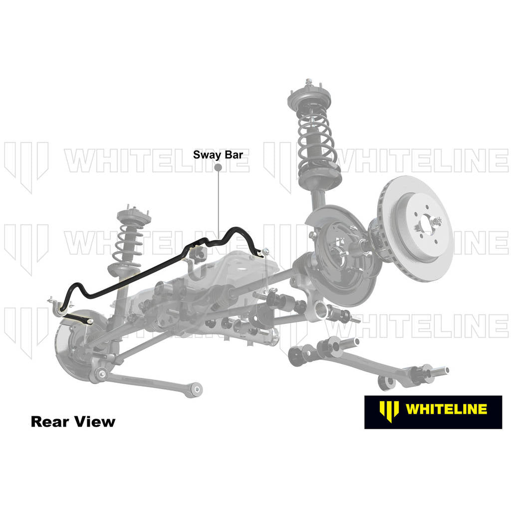 WHITELINE BSR19XXZ Rear Sway Bar 22mm XX Heavy Duty Blade Adjustable MOTORSPORT for Subaru Legacy BC BD BF BG 1989-1998 Photo-1