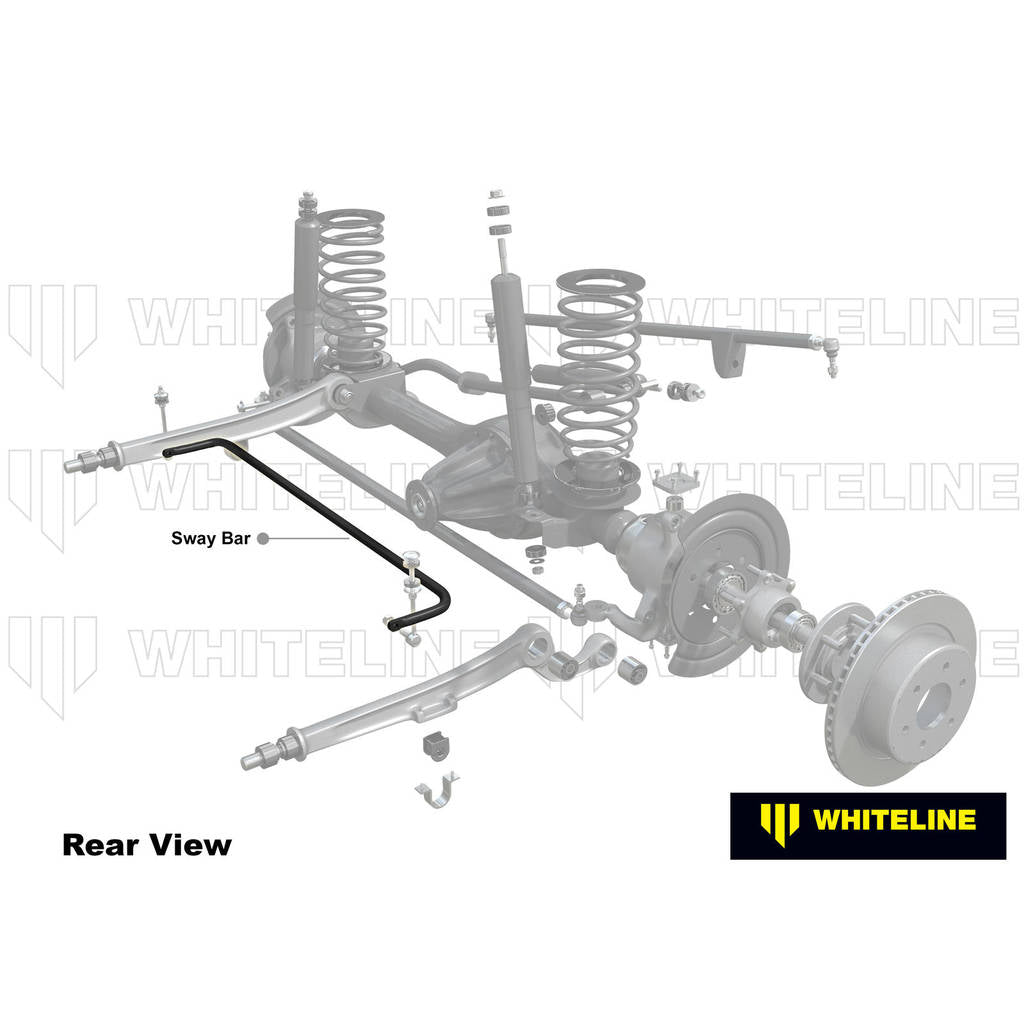 WHITELINE BTF66X Front Sway Bar 33mm X Heavy Duty for Toyota Landcruiser 80/105 Series 1990-2007 Photo-1
