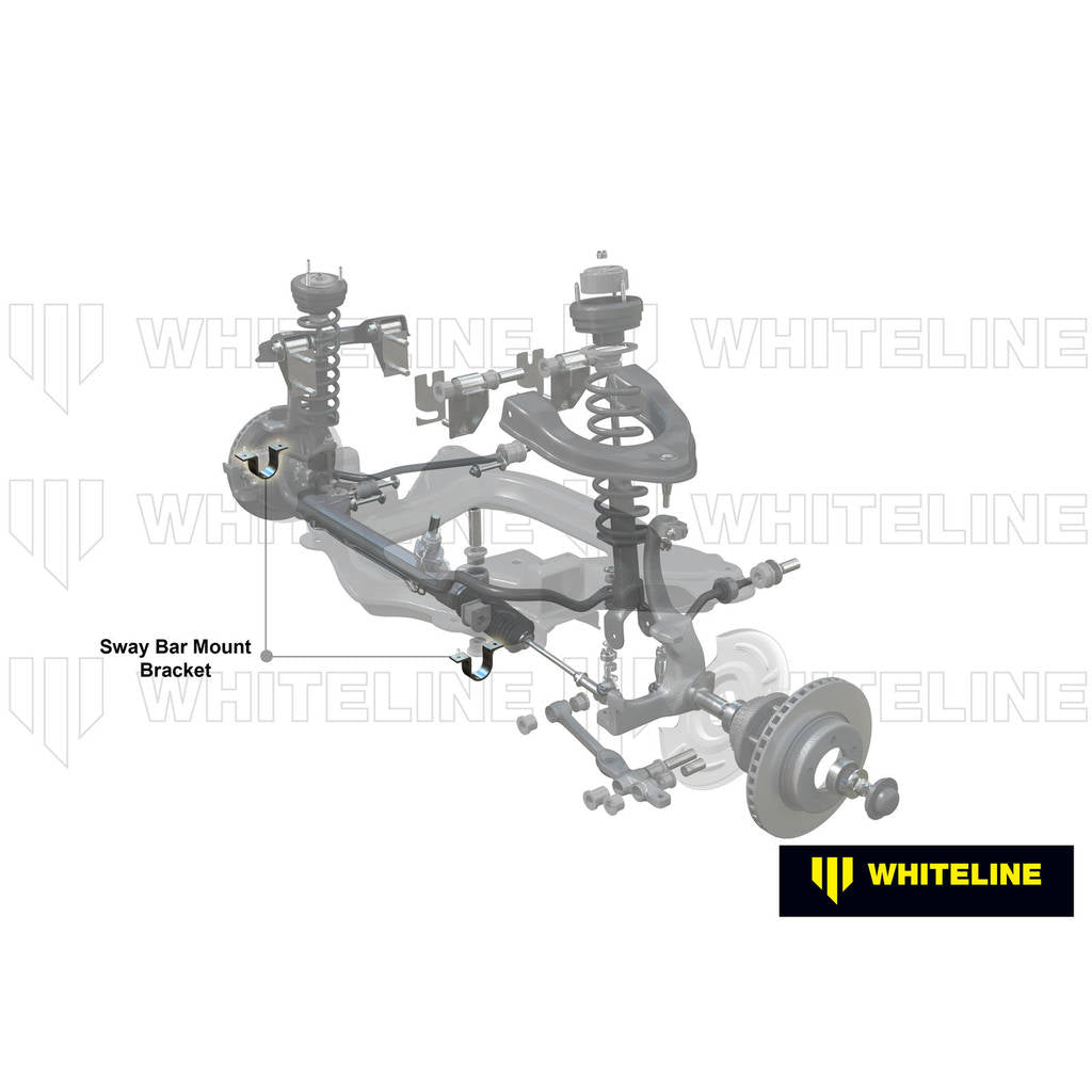 WHITELINE KBR19 Front Anti Roll Bar Mount - Saddle Kit for Chrysler Valiant Photo-1