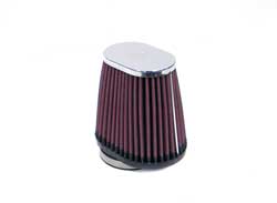 K&N RC-2900 UNIVERSAL Clamp-On Air Filter 2-1/8" O/S FLG, 4 X 3"B, 3 X 2"T, 4"L Photo-0