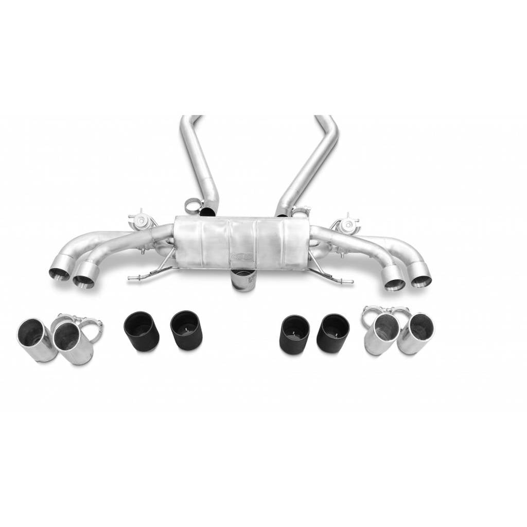 TUBI STYLE TSALFQFV16.001.AR ALFA GIULIA QUADRIFOGLIO LOUD REAR EXHAUST Photo-1