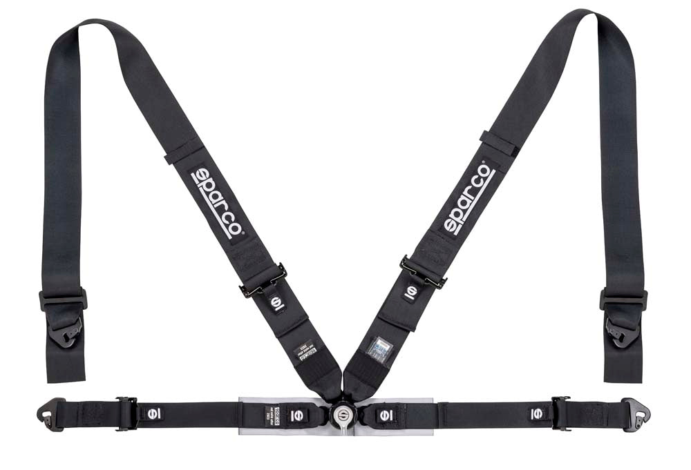 SPARCO 04716M1NR Harness belts SPORT H-4, 4 points, FIA 8854-1998, 3+2", black Photo-0