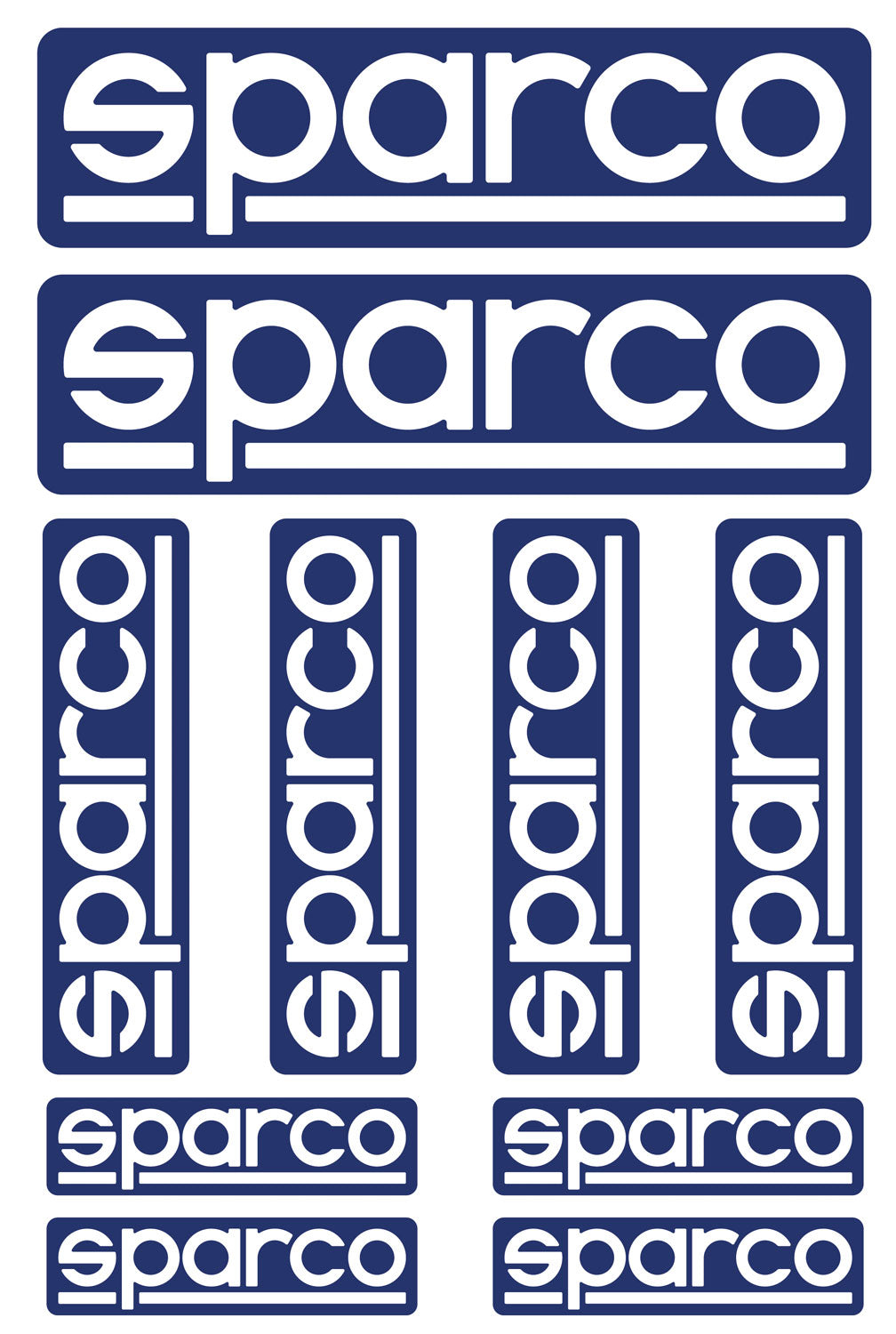SPARCO 09003 Kit of stickers, 10 pcs Photo-0
