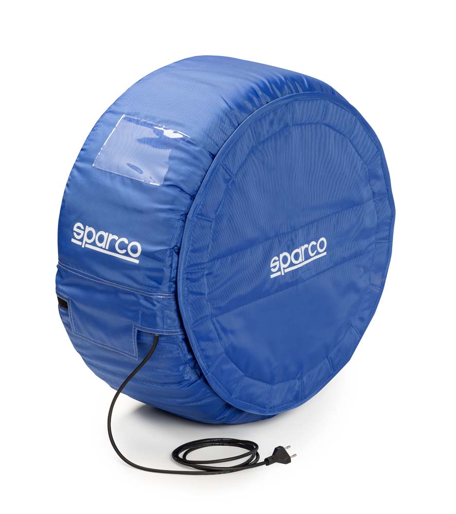 SPARCO 2980626504RLDNR Tyre warmers, 4 wheels, RALLY-SPC-STC, digital, black Photo-0