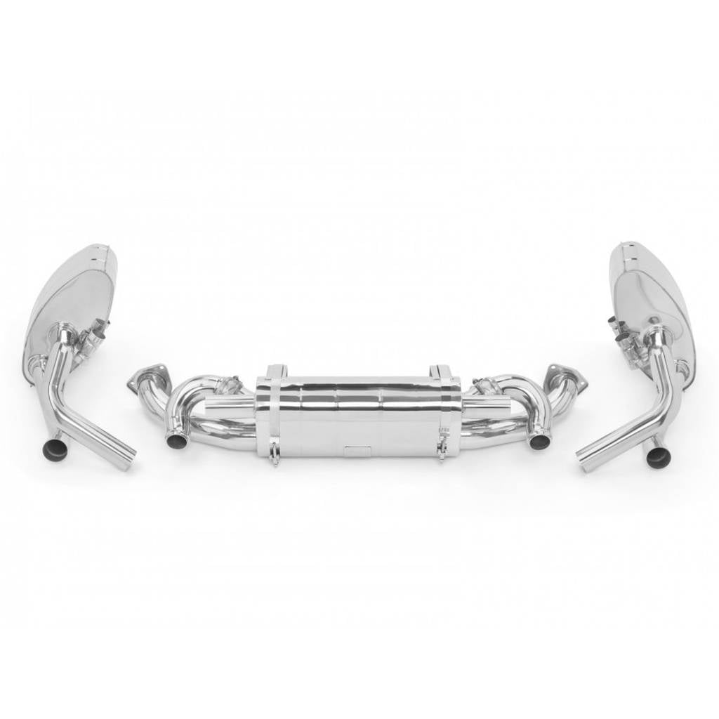 TUBI STYLE TSPO991C12.003.A 991.1 CARRERA S SIDE AND CENTRAL MUFFLERS KIT W VALVE Photo-0