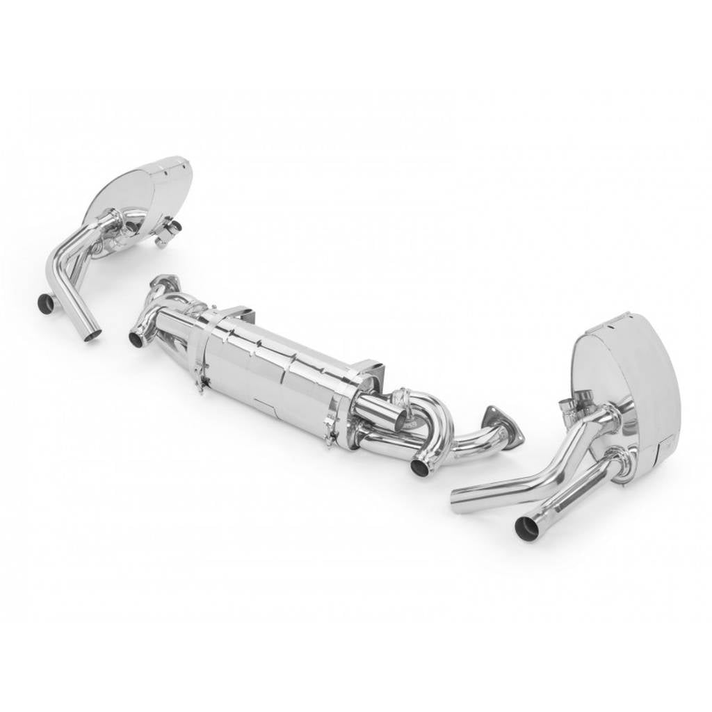 TUBI STYLE TSPO991C12.003.A 991.1 CARRERA S SIDE AND CENTRAL MUFFLERS KIT W VALVE Photo-2