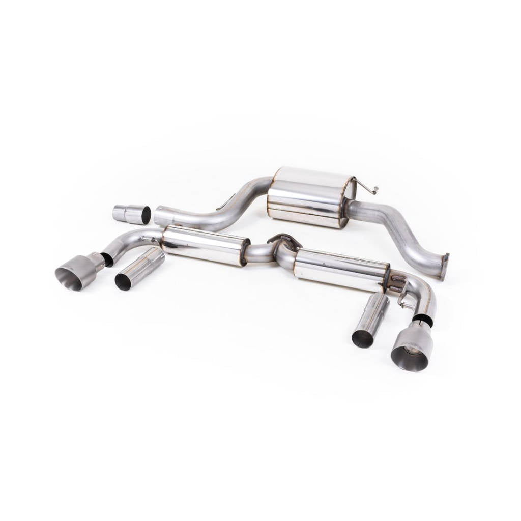 MILLTEK SSXVW347 Cat-back Dual 100mm GT100 VW Beetle 2.0 TSI (A5 Chassis) Photo-0