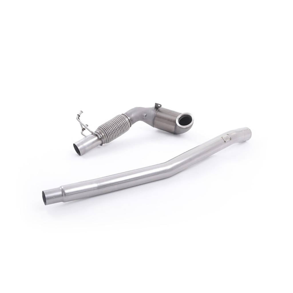MILLTEK SSXVW386 Cast Downpipe with Race Cat AUDI S3 2.0 TFSI quattro 3-Door 8V Photo-0