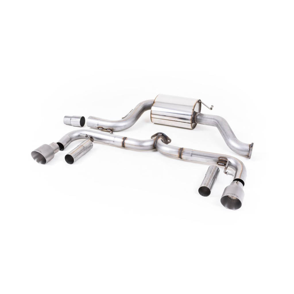 MILLTEK SSXVW344 Cat-back Dual 100mm GT100 VW Beetle 2.0 TSI (A5 Chassis) Photo-0