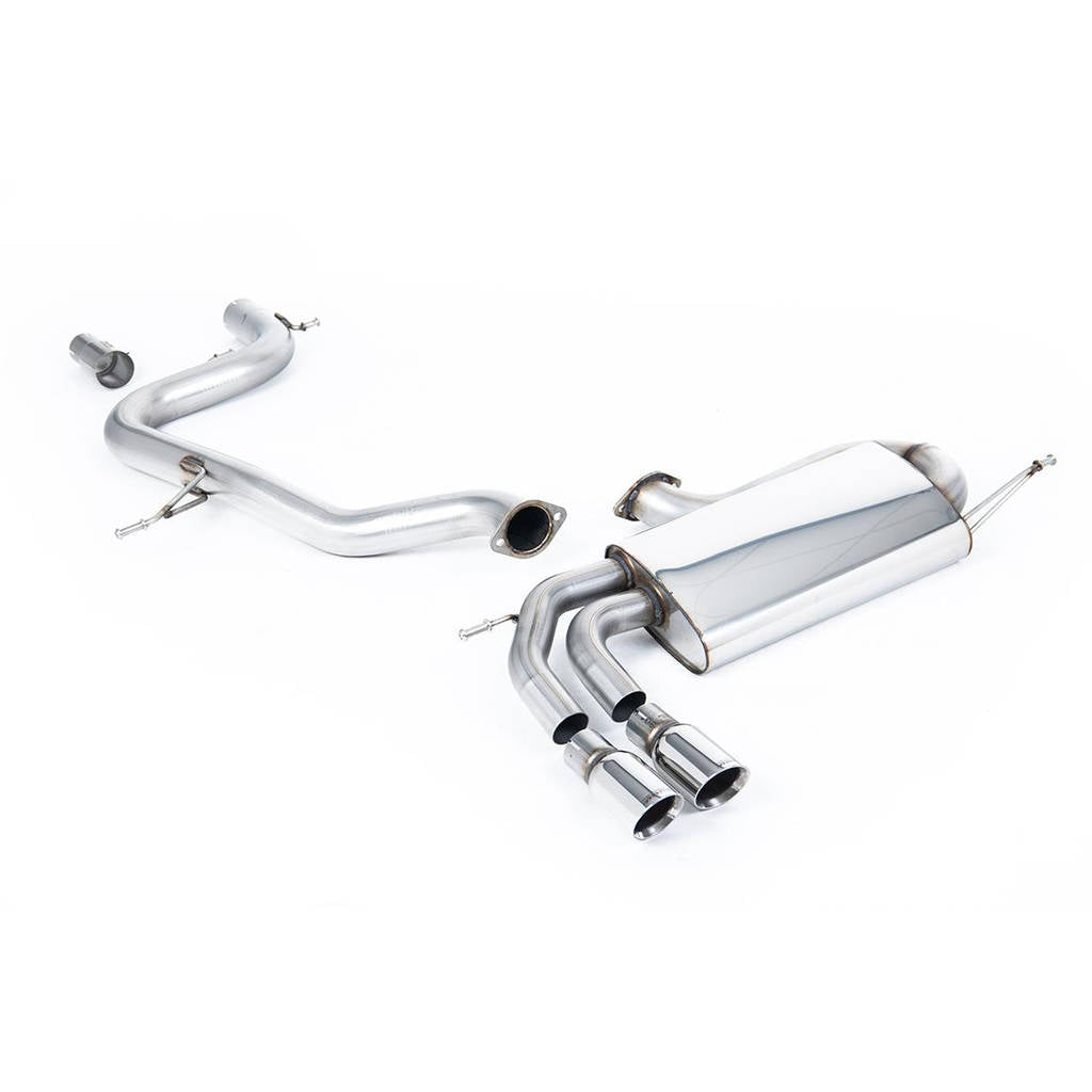 MILLTEK SSXVW281 Cat-back Twin 80mm GT80 VW Golf Mk5 GTi 2.0T FSI Photo-0