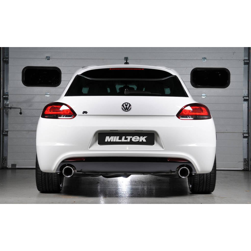 MILLTEK SSXVW141 Cat-back Dual 100mm GT100 VW Scirocco R Photo-2