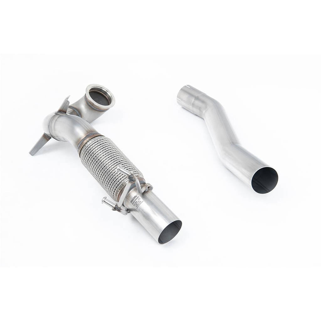 MILLTEK SSXVW262 Large-bore Downpipe and De-cat SEAT Leon Cupra 280 290&300 2.0 TSI Photo-0