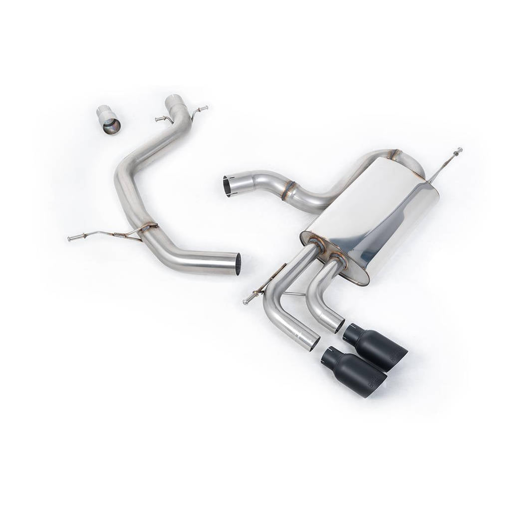 MILLTEK SSXVW330 Cat-back Twin 80mm GT80 VW Golf Mk6 GT 1.4 TSI 160PS Photo-0