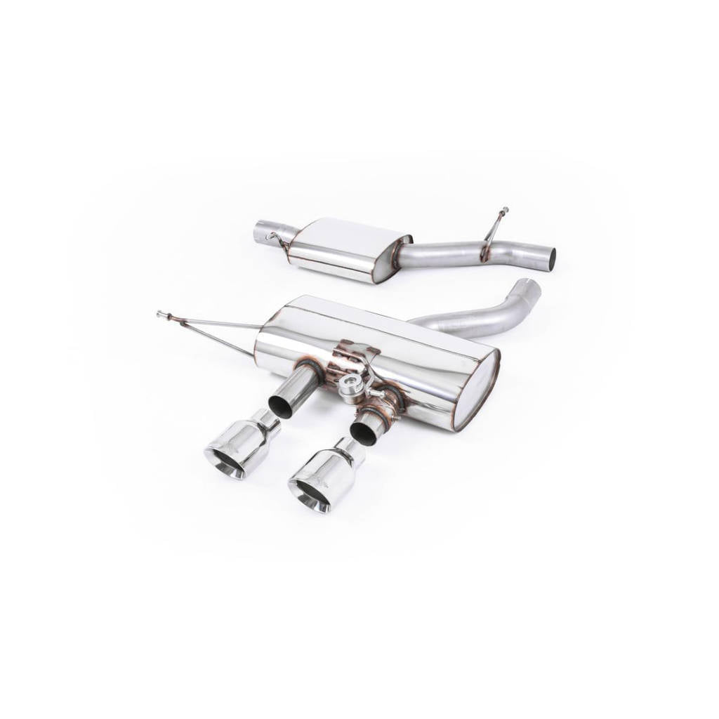 MILLTEK SSXVW163 Cat-back Dual GT100 ECA VW Golf Mk6 R 2.0 TFSI 270PS Photo-0