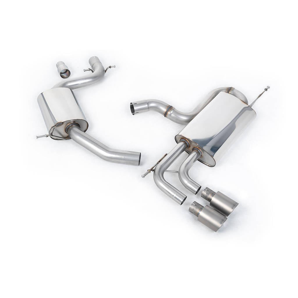 MILLTEK SSXVW338 Cat-back Twin 80mm GT80 VW Golf Mk6 GT 1.4 TSI 160PS Photo-0