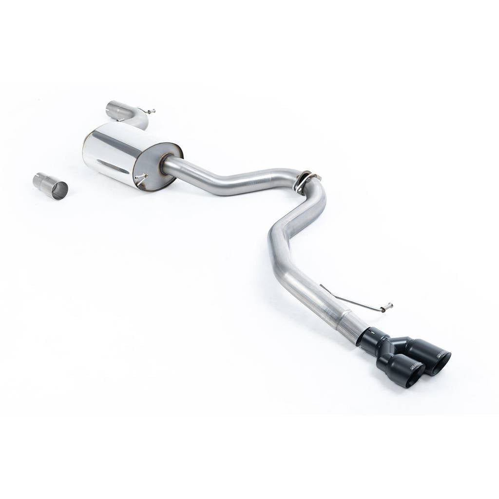 MILLTEK SSXVW316 Cat-back Twin 80mm GT80 VW Jetta Mk6 GLI 2.0 TSI Photo-0