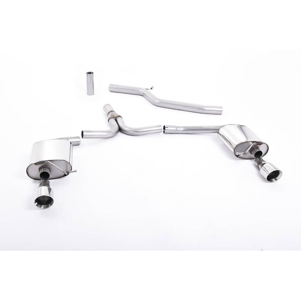 MILLTEK SSXAU270 Cat-back GT100 AUDI A4 3.0 TDi B8 quattro Saloon and Avant Photo-0