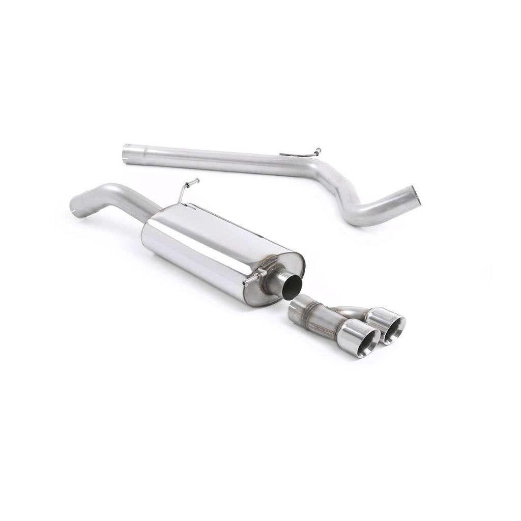 MILLTEK SSXVW155 Cat-back Twin 80mm GT80 AUDI A1 1.4 TFSI S line 150PS ACT Photo-0