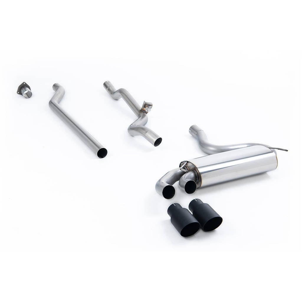 MILLTEK MCXAU105 Downpipe-back Twin 90mm GT90 AUDI Coupe UR quattro 20v Turbo Photo-0