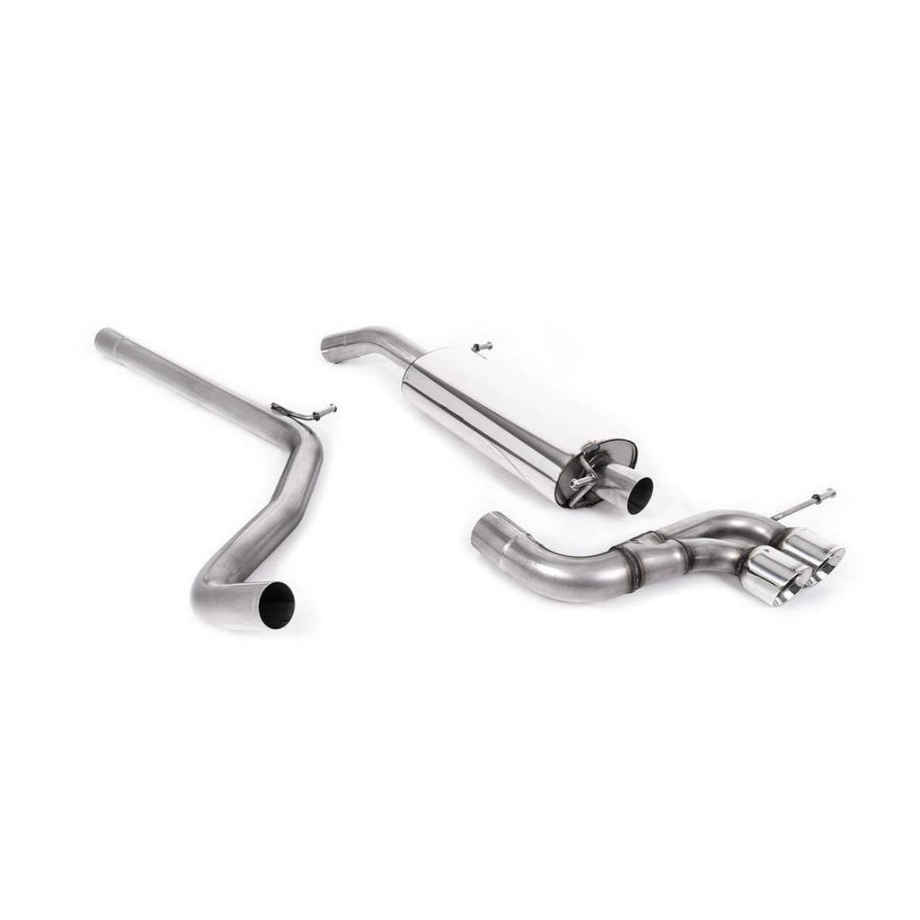 MILLTEK SSXSE152 Cat-back Twin 80mm GT80 SEAT Ibiza Cupra/Bocanegra 1.4 TSI 180PS Photo-0