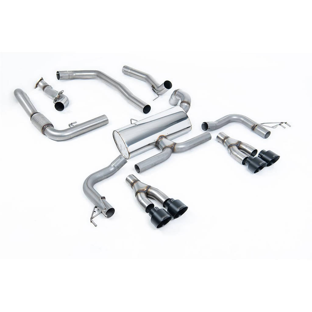 MILLTEK SSXHO224 Cat-back Quad 100mm GT100B HONDA Civic Type R FK2 Turbocharged 2.0 litre i-VTEC (LHD models only) Photo-0