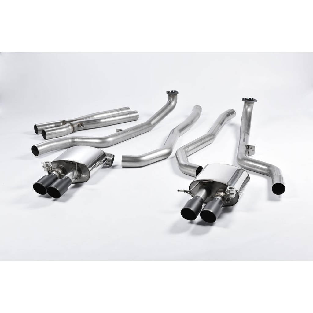 MILLTEK SSXBM1017 Cat-back Quad 90mm GT90 ECA BMW 5 Series M5 Saloon M TwinPower Turbo V8 (F10) Photo-0