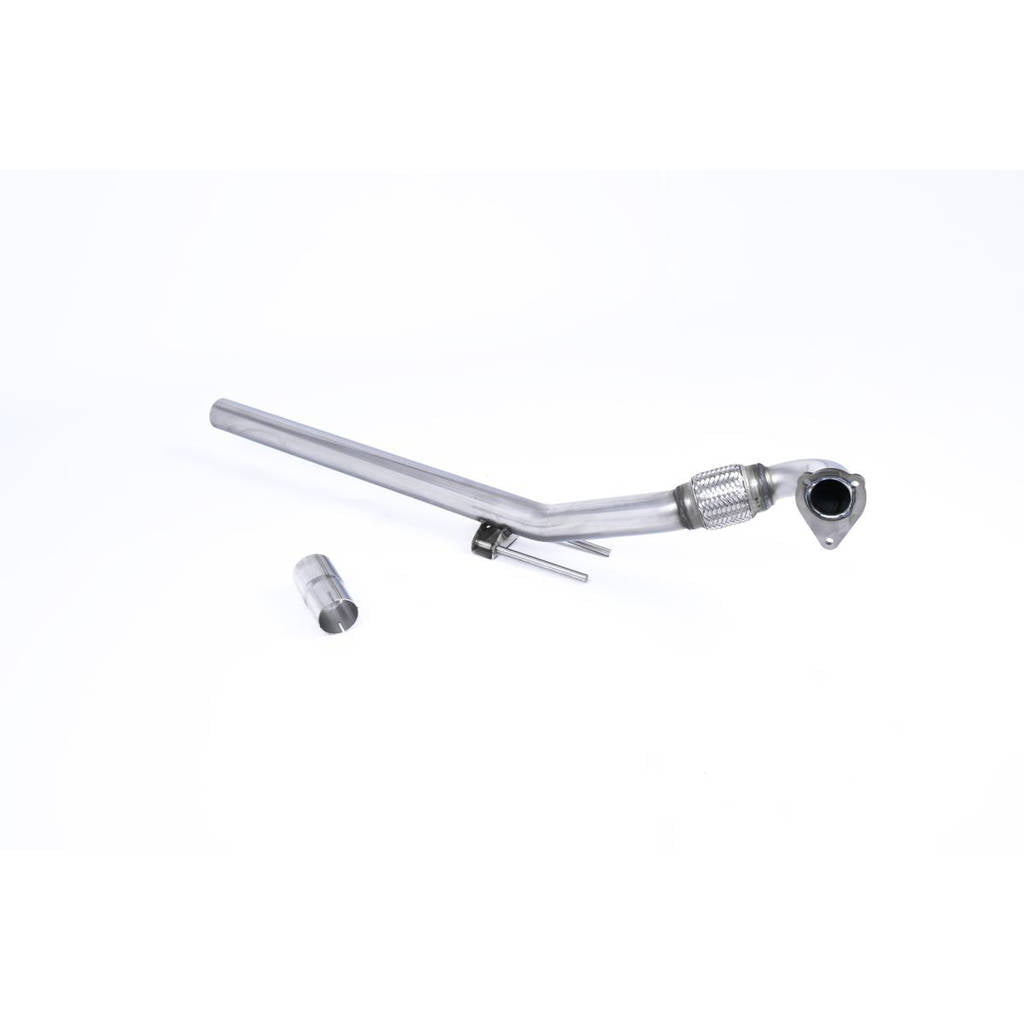 MILLTEK SSXAU606 Large-bore Downpipe AUDI A3 1.9 TDI 90/100/110/130 BHP Photo-0