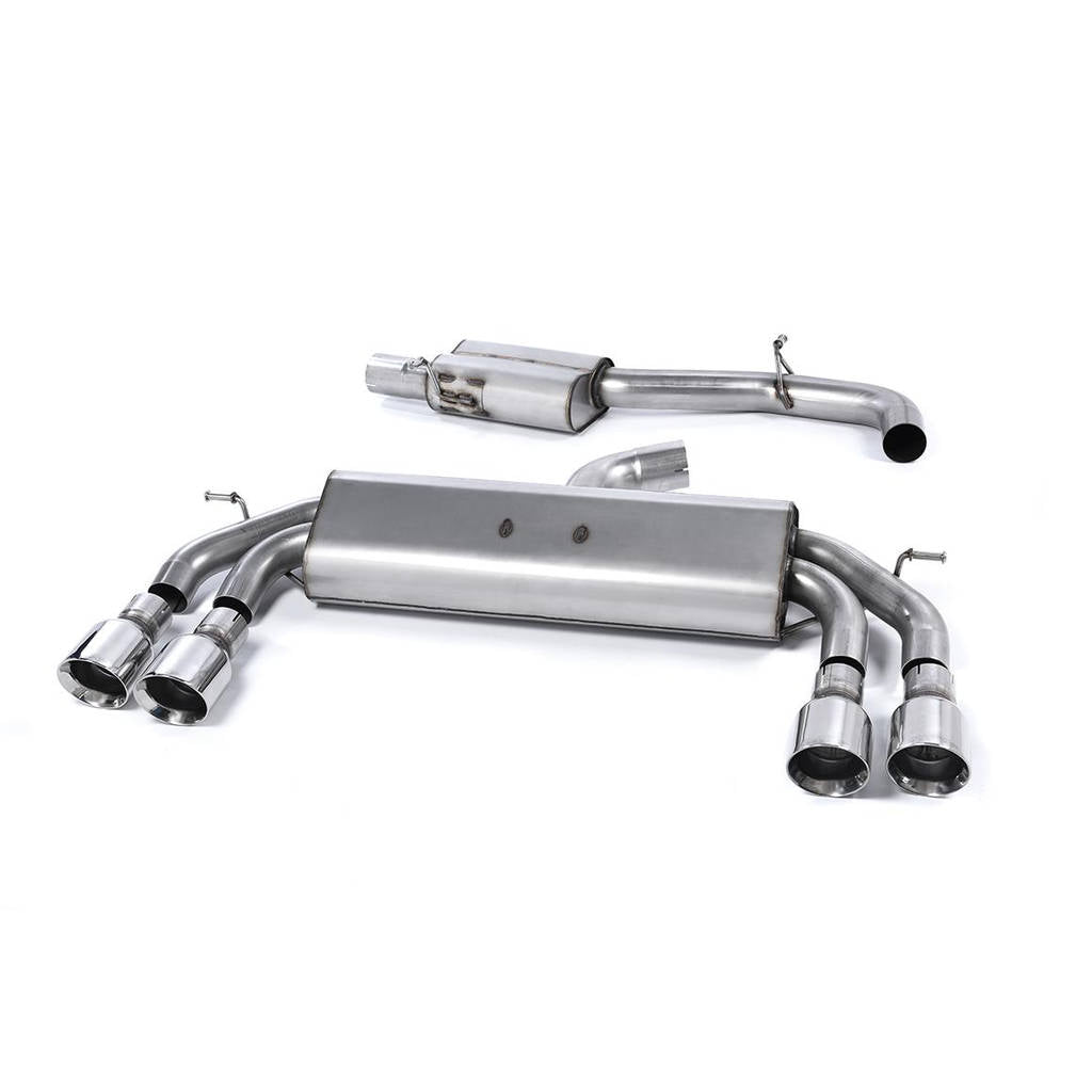 MILLTEK SSXAU528 Cat-back Quad 100mm GT100 AUDI S3 2.0 TFSI quattro 3-Door 8V Photo-0