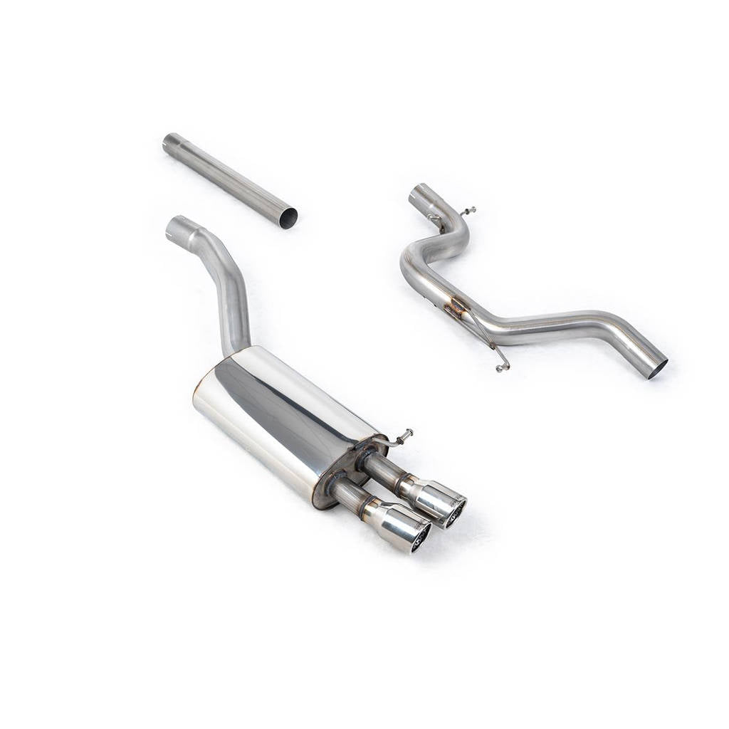 MILLTEK SSXSK008 Cat-back Twin 76.2mm Jet SKODA Octavia vRS 2.0 TSI Photo-0