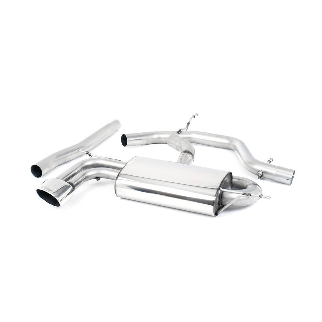 MILLTEK SSXSE129 Cat-back Special Oval SEAT Leon FR 2.0 TDi 170PS DPF Photo-0