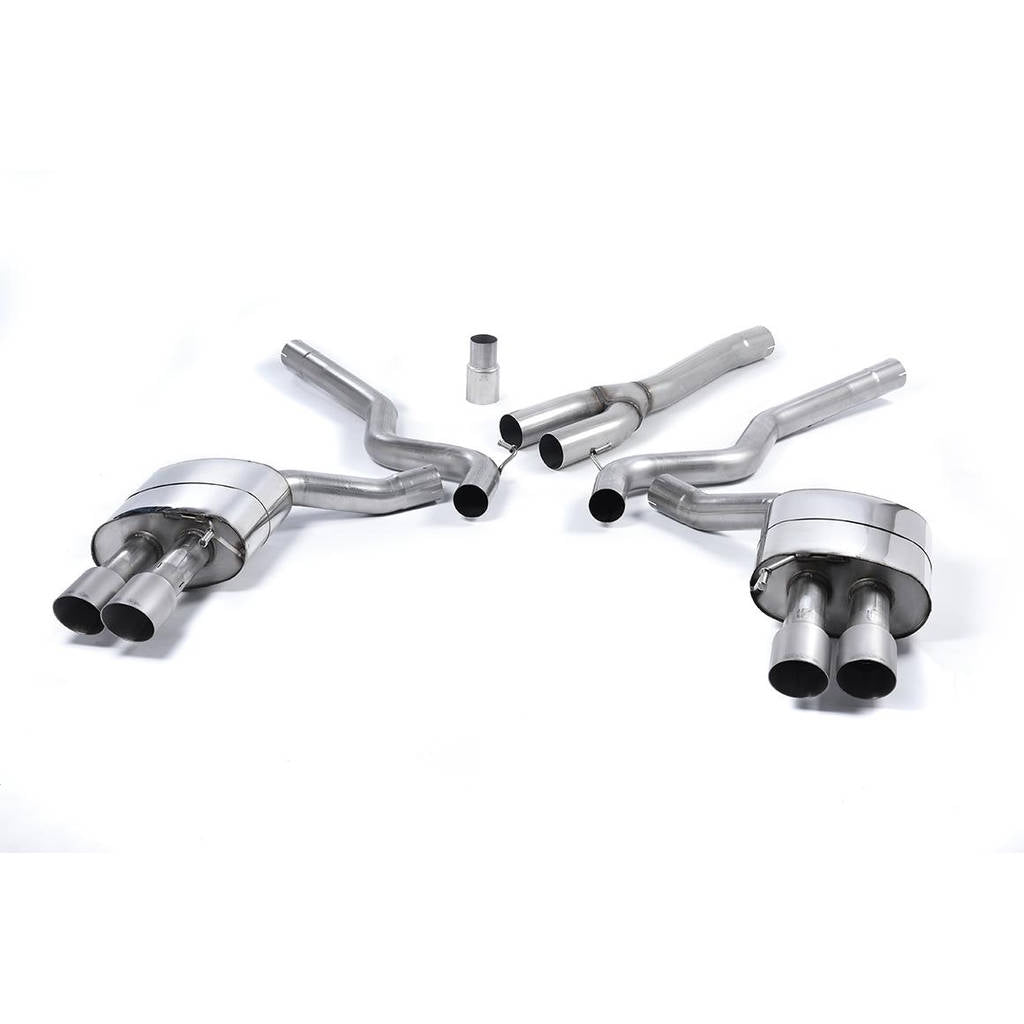 MILLTEK SSXFD179 Cat-back Quad 90mm GT90 FORD Mustang 2.3 EcoBoost (Fastback) Photo-0